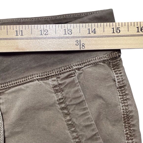 JAMES PERSE Women's Stretch Canvas Surplus Pants Size Small Green Drawstring EUC - Picture 11 of 15